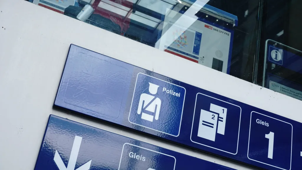 Polizei Schild