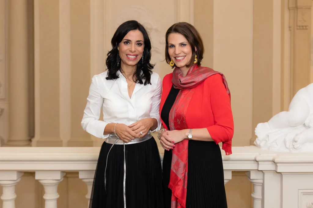 Regierungsrätin Dominique Hasler und Europaministerin Karoline Edtstadler.