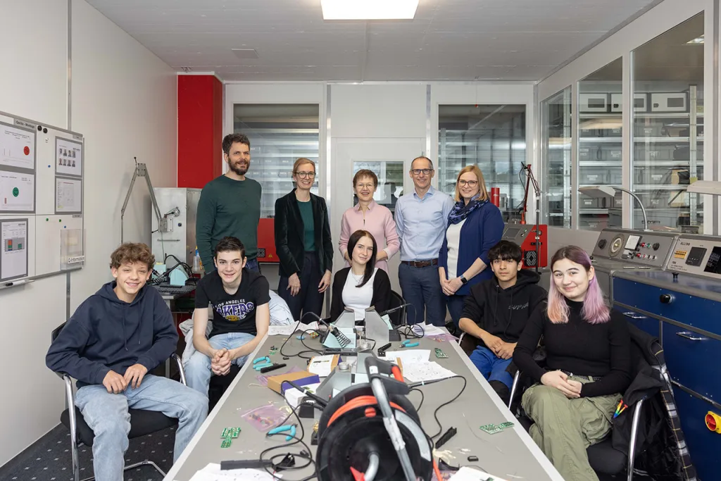 Berufscheck, Besuch Regierungschef-Stellvertreterin Sabine Monauni,