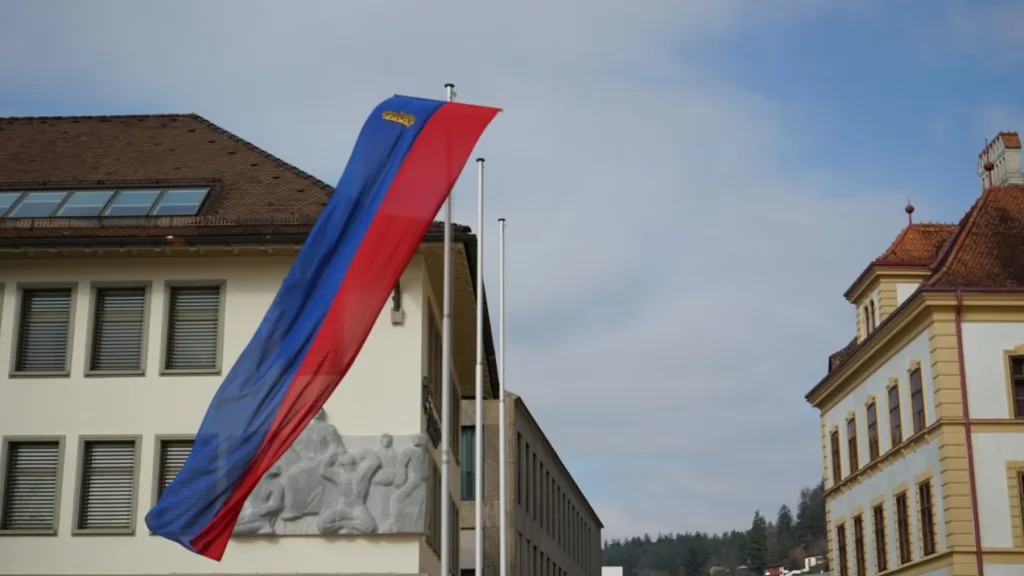 Flagge von Liechtenstein