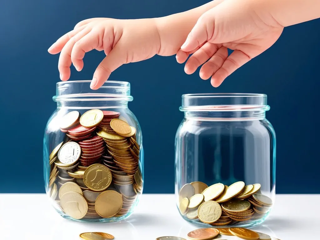 a_child_s_hand_is_putting_a_coin_into_a_glass_jar__AAGP2lKM