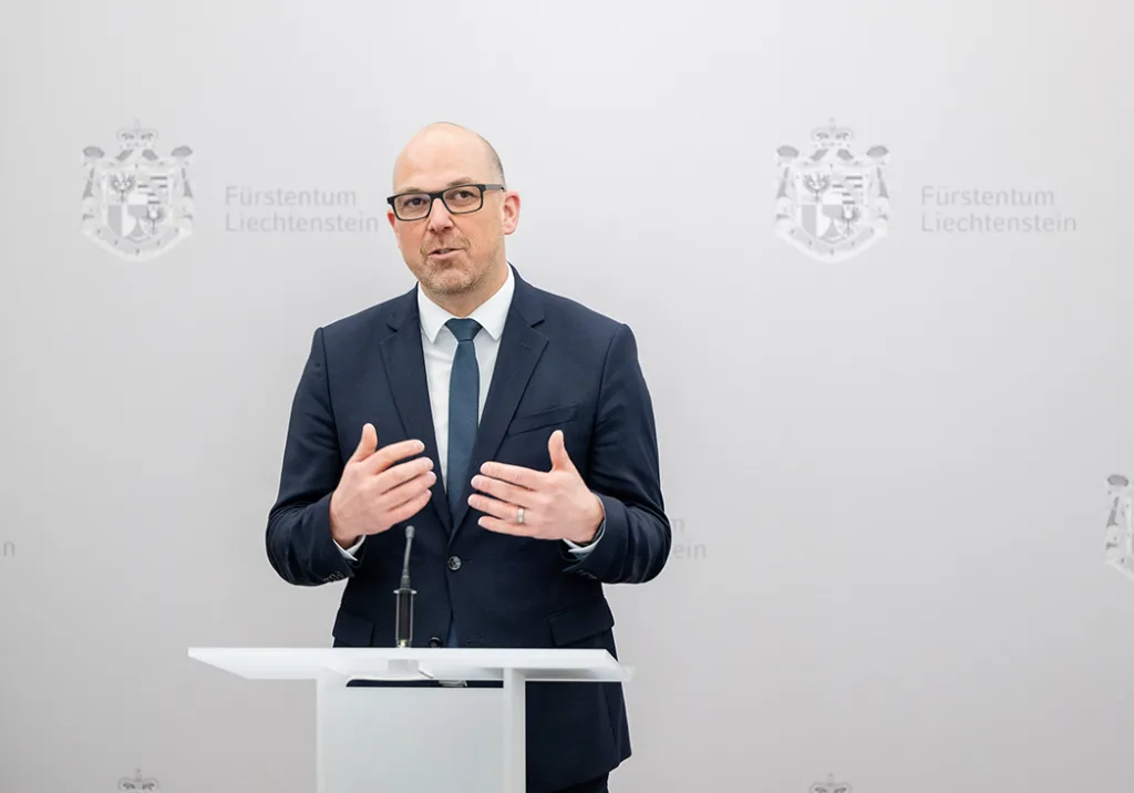 Regierungschef Dr Daniel Risch