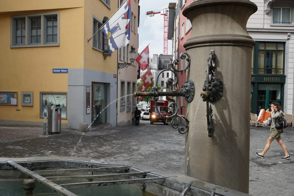 Brunnen in Zürich