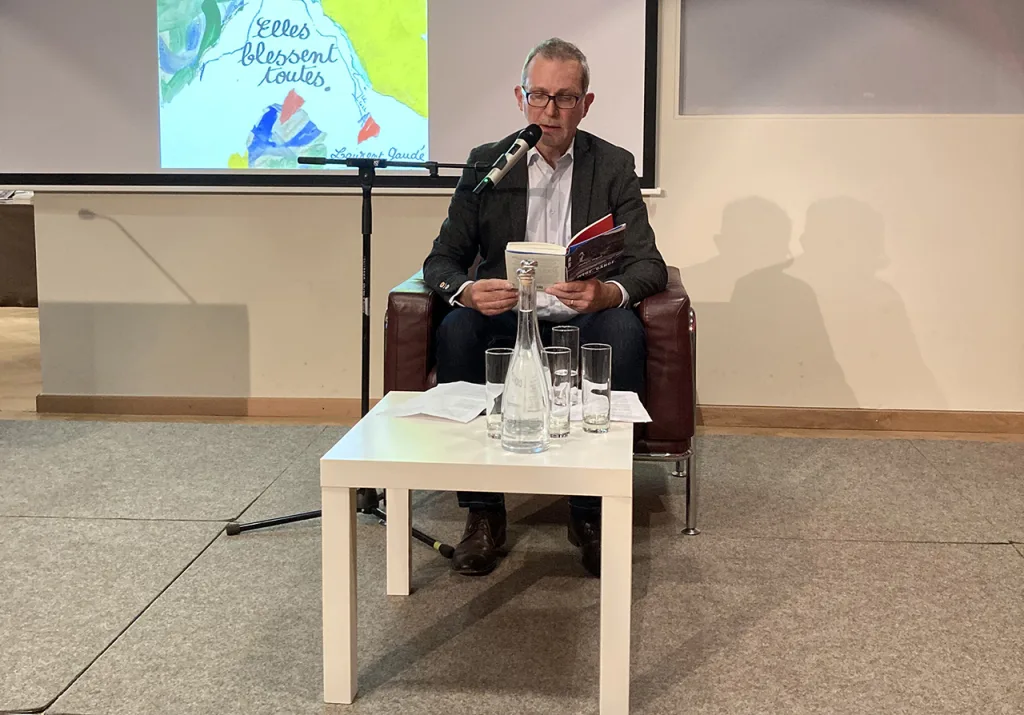 Mathias Ospelt am «Printemps des Poètes» in Luxemburg