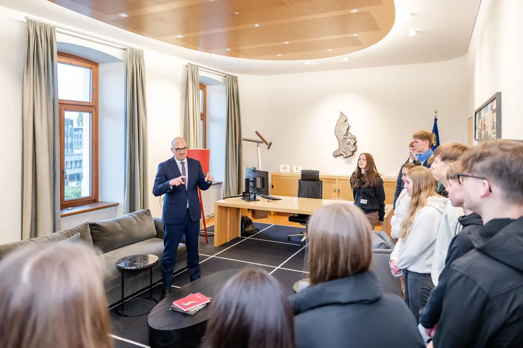 Besuch Realschule Vaduz