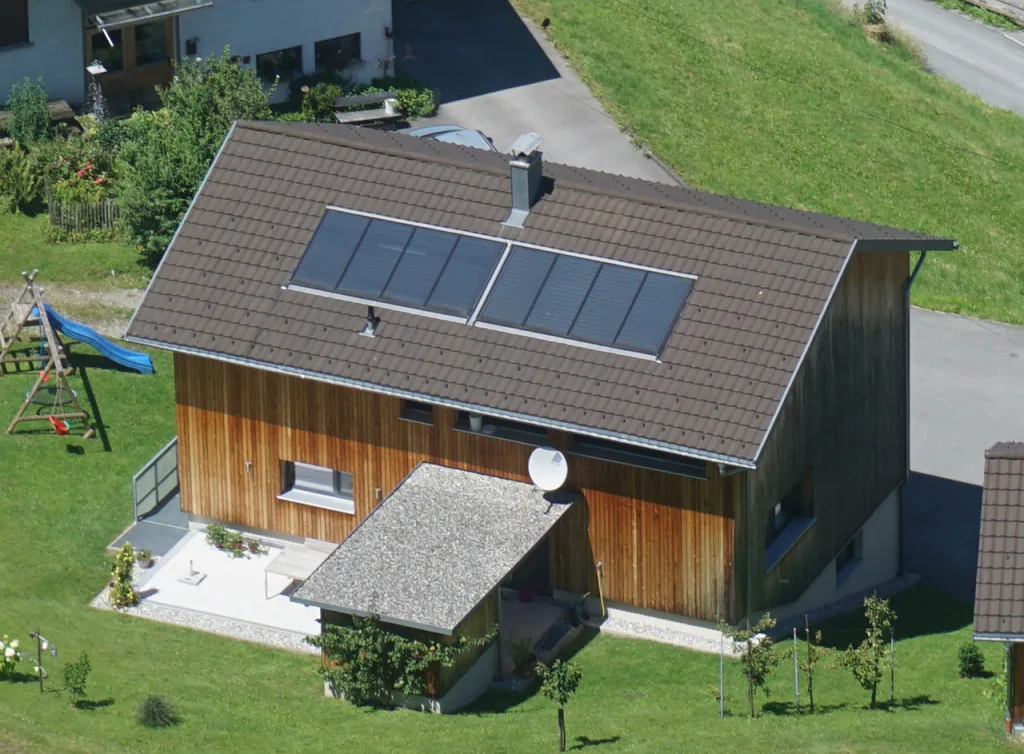 Solaranlage auf dem Dach