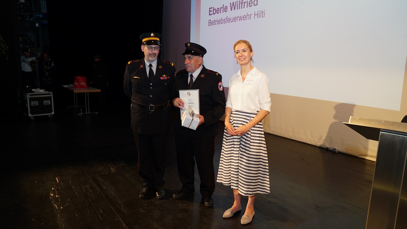 Ehrung Wilfried Eberle