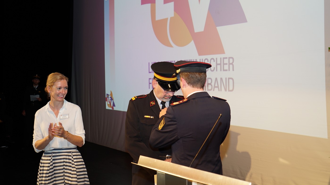 Landesfeuerwehrkommandant Peter Ospelt