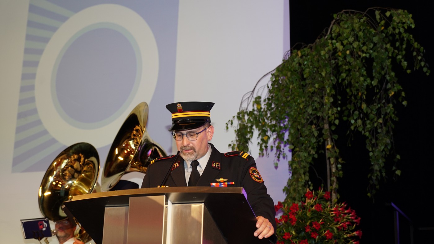 Landesfeuerwehrkommandant Peter Ospelt