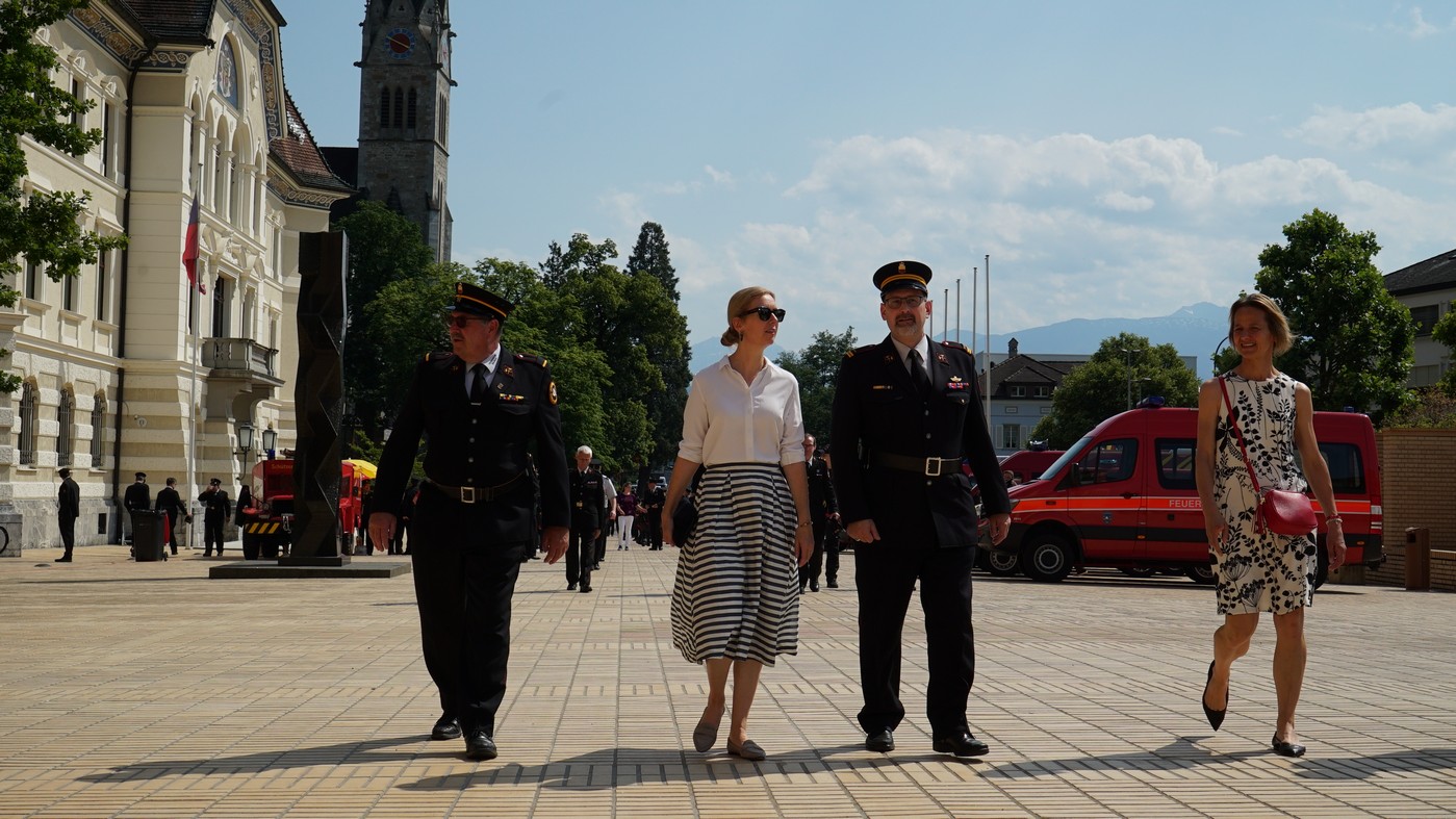 Sabine Monauni, Peter Ospelt und Petra Miescher