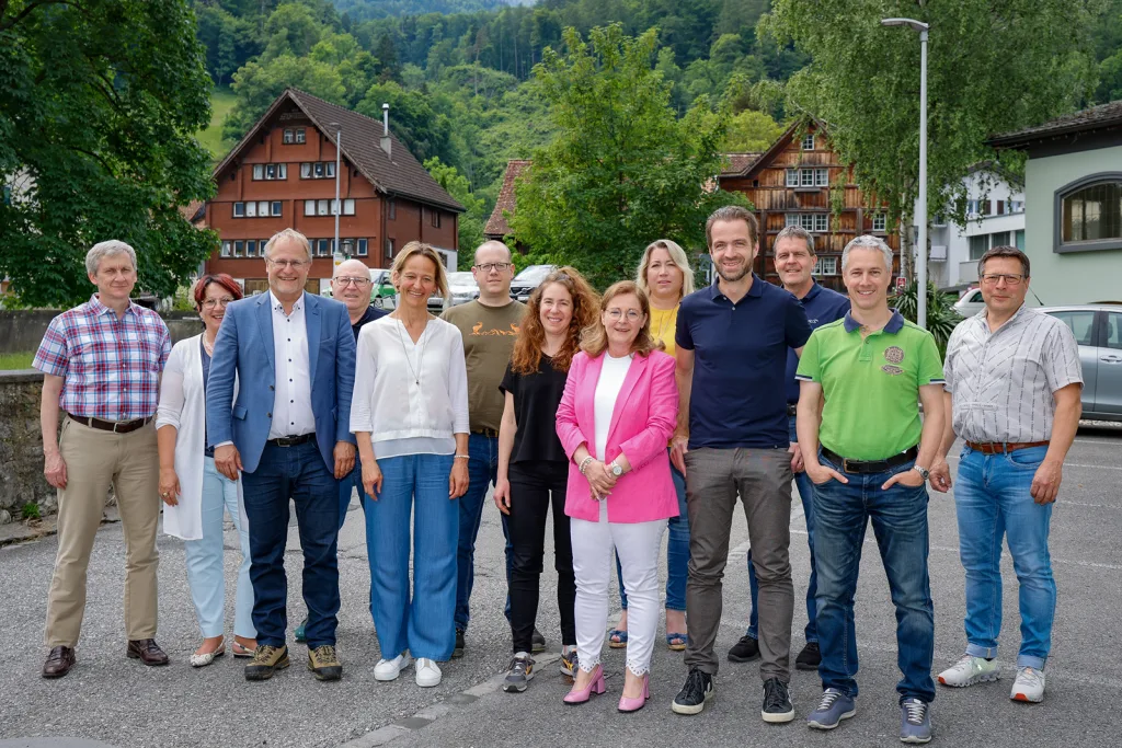 Sitzung zwischen dem Land Liechtenstein und dem Kanton St. Gallen für die Rheinausweitung Sevelen-Vaduz und Schaan-Buchs