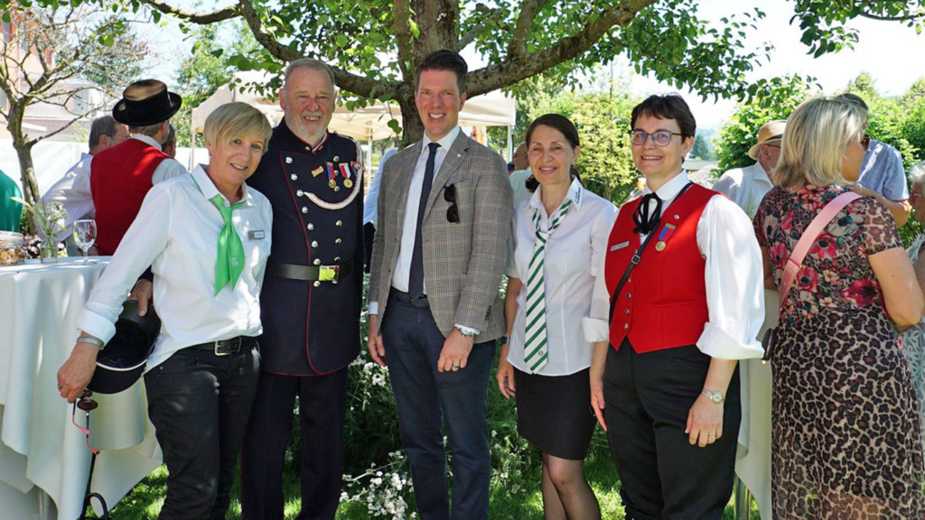 Musikverbandspräsident Christian Hemmerle, Regierungsrat Manuel Frick