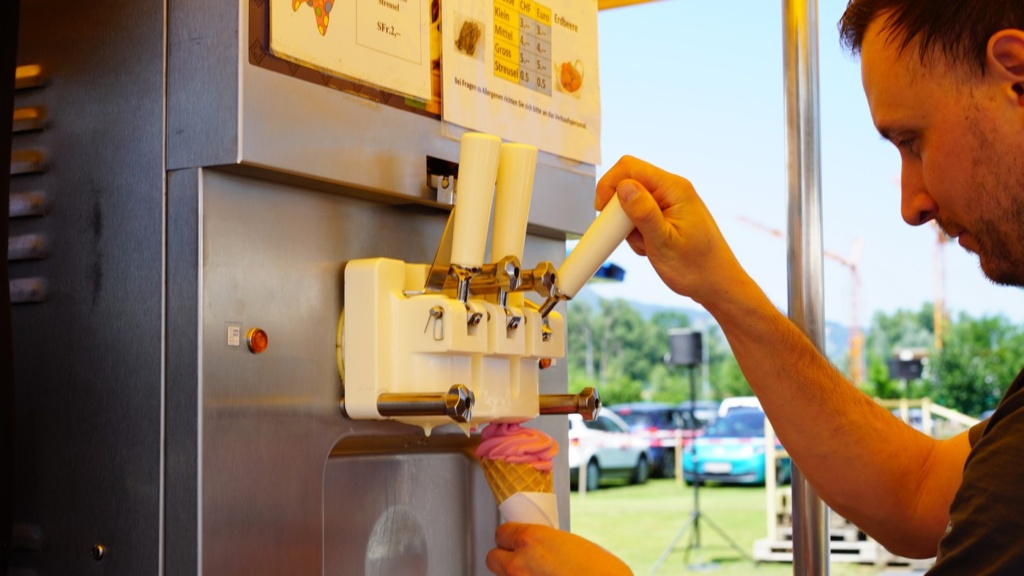 Das Eis ist sehr gefragt