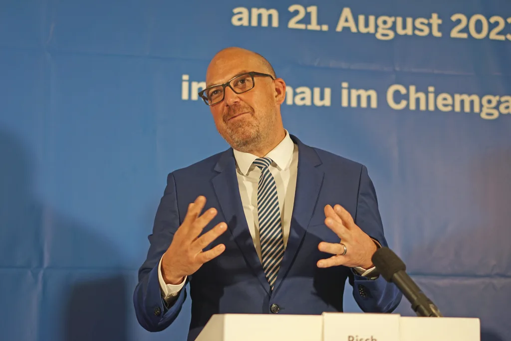 Daniel Risch beim Treffen der deutschsprachigen Finanzminister