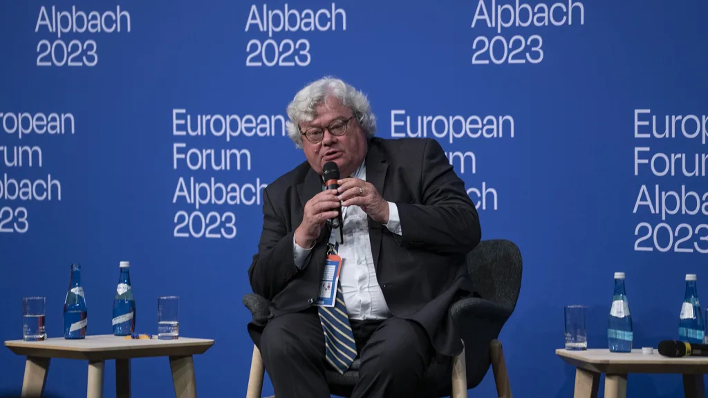 Reinhard Bütikofer am Forum Alpbach 2023