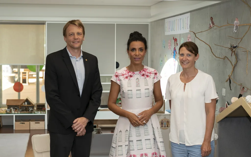 Beat Wachter, Regierungsrätin Dominique Hasler, Guerra Lig-Long