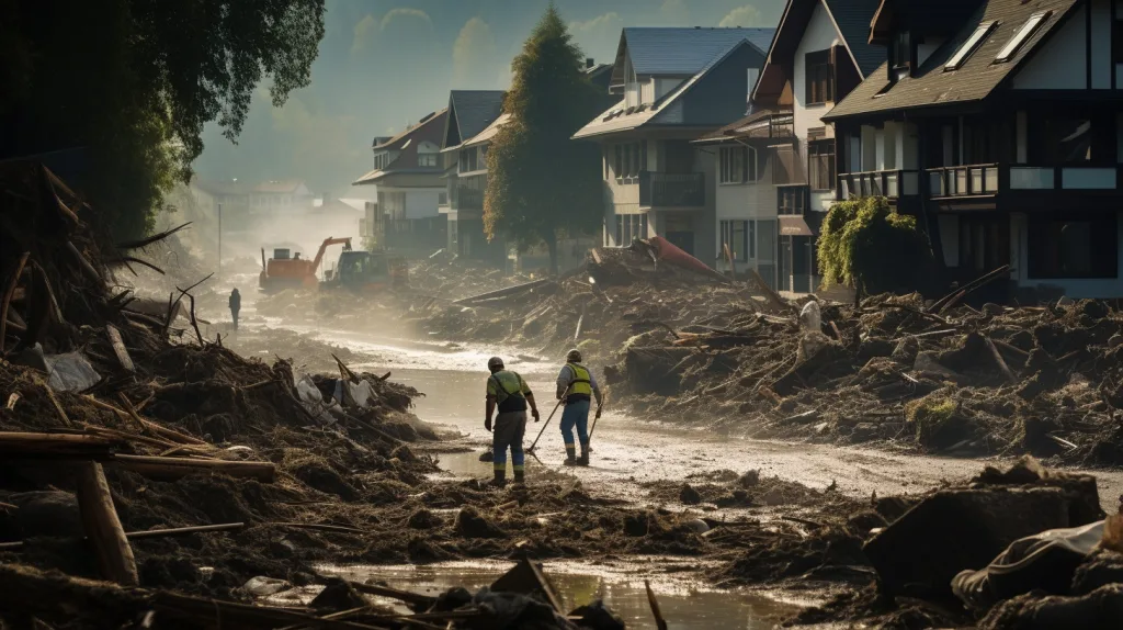 Unnwetter in der Schweiz