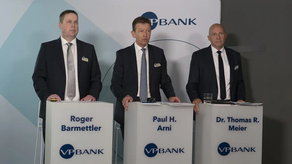 VP Bank Pressekonferenz