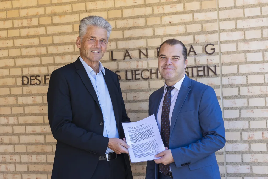 Liechtensteiner Landtag in Vaduz