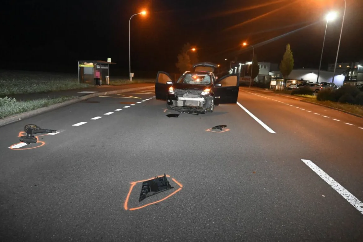 E-Scooter Unfall in Gamprin-Bendern