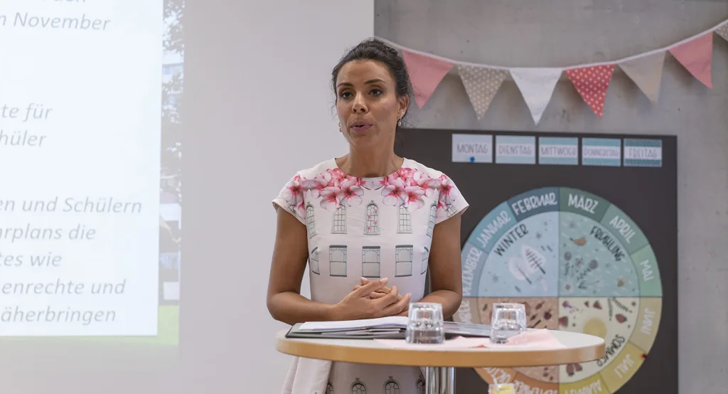 Bildungsministerin Hasler