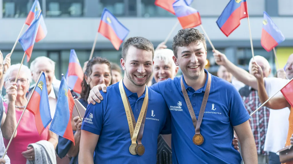 Silas Messmer und Julian Büchel