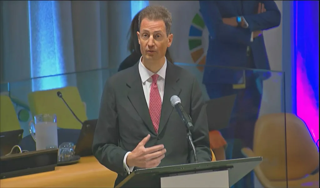 S. D. Erbprinz Alois am SDG Gipfel in New York