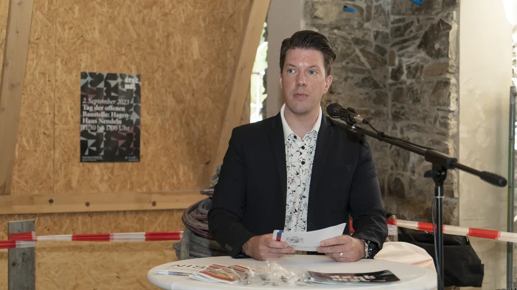 Manuel Frick in Hagen Haus