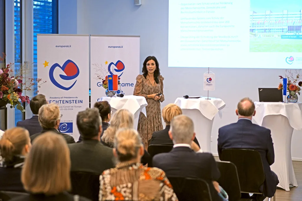 Aussenministerin Dominique Hasler