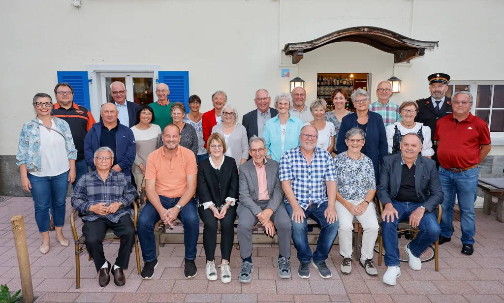 Vereinsjubilare der Gemeinde Schaan