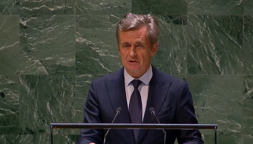 Christian Wenaweser spricht vor der UN Generalversammlung