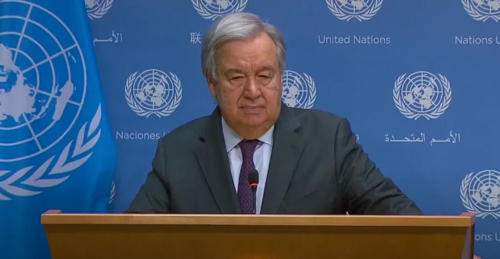 António Guterres, Generalsekretär der Vereinten Nationen