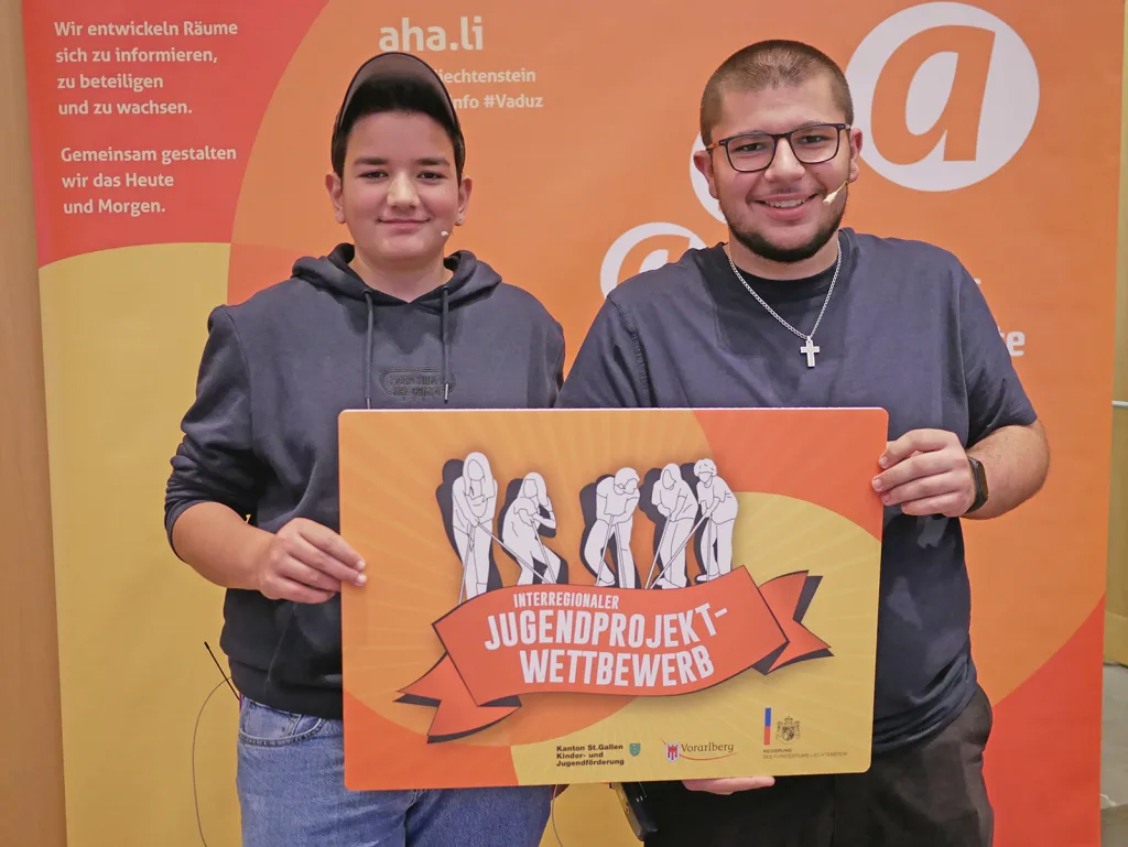 Klimabotschafter Mario Serratore und Rafael Pereira.