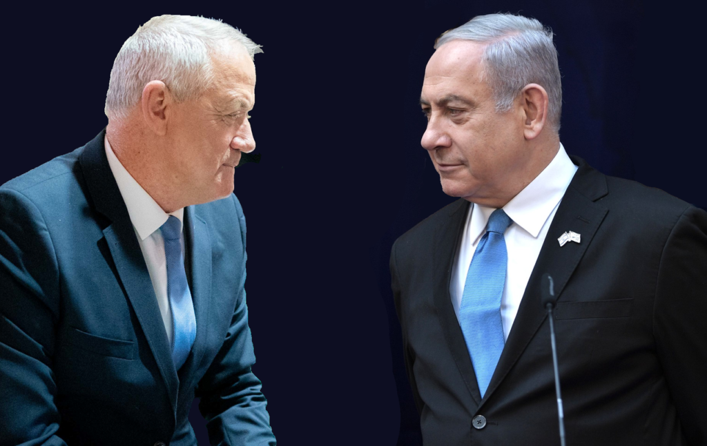 Benjamin Netanyahu und Benny Gantz