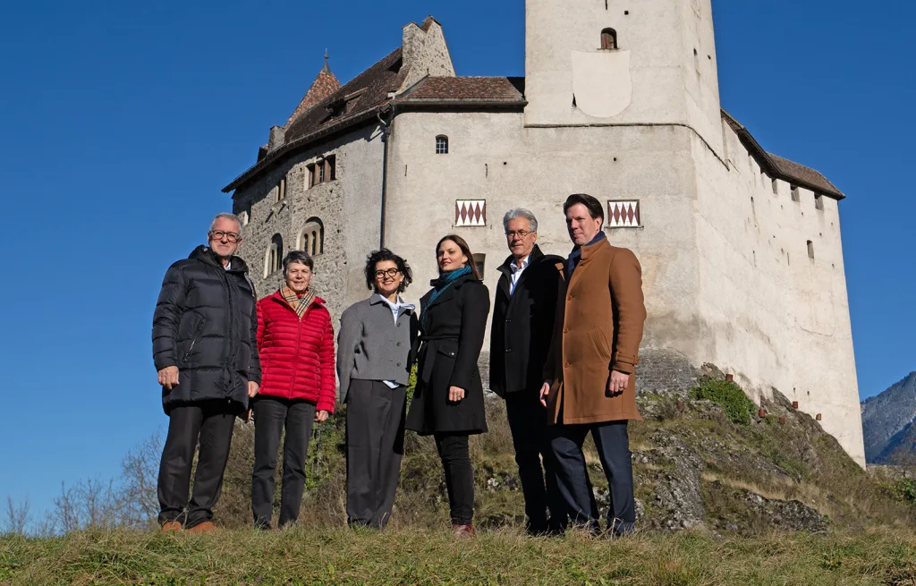 Der Vorstand des neuen Trägervereins Burg Gutenberg