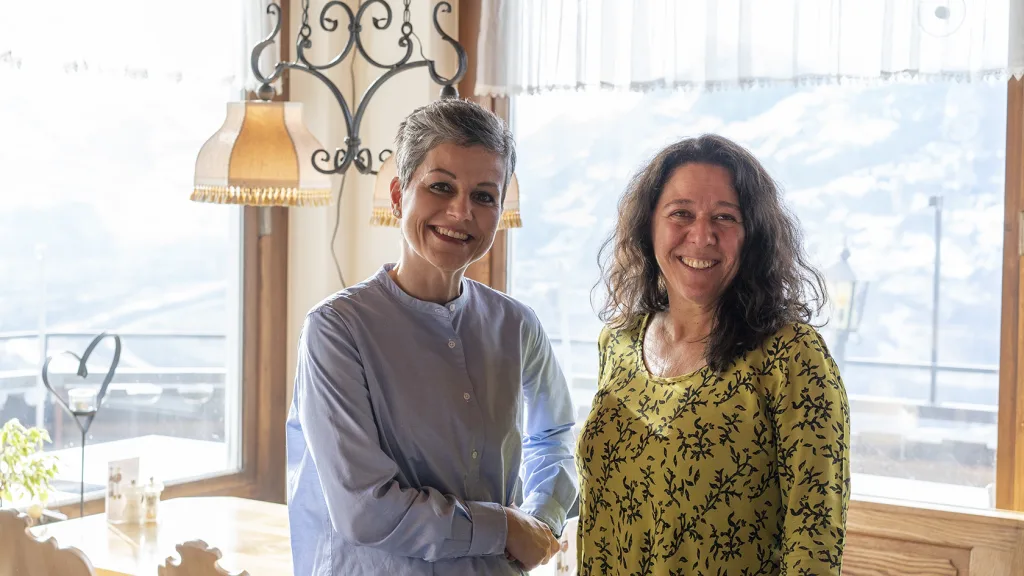 Carmen Sprenger-Lampert und Gabriele Haas