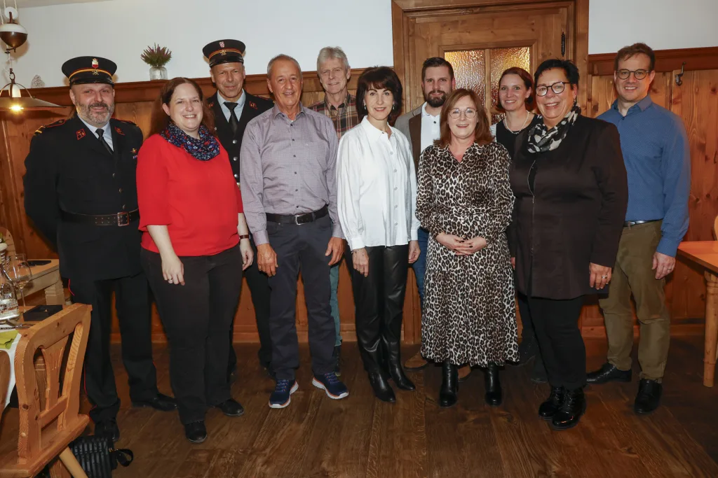 Gasthaus Au, Vaduz. Verleihung der Verdienstmedaillen