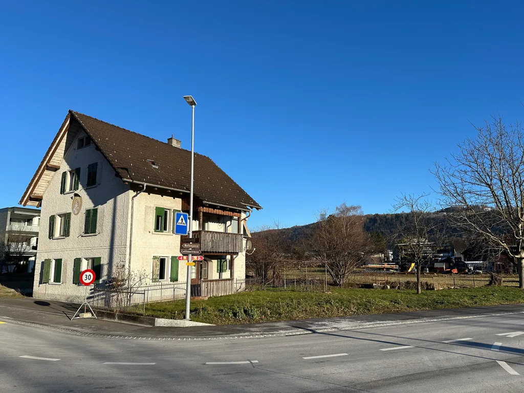 Grundstück, auf dem das Generationenhaus realisiert werden soll