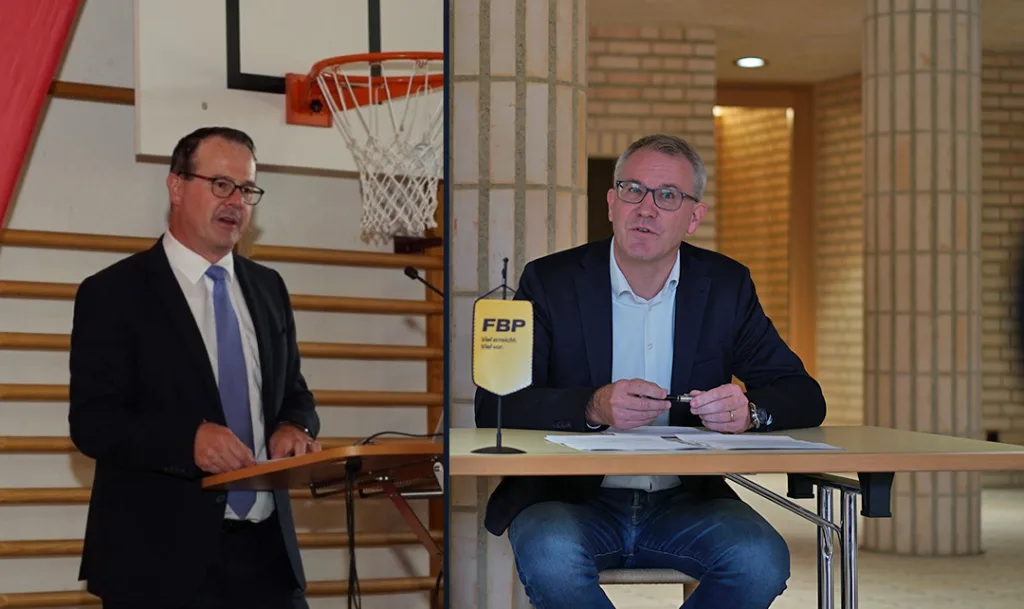 Parteipräsidenten der VU und der FBP