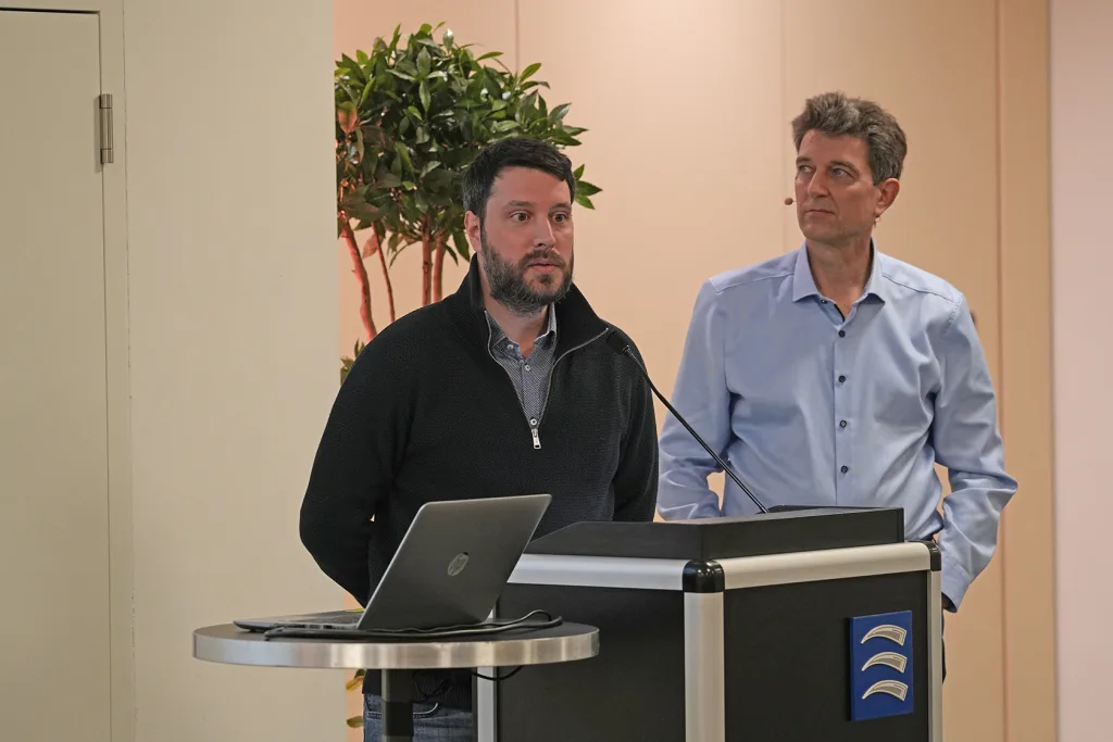 Gebhard Beck und Gaston Fehr vom Verein Integrity.Earth