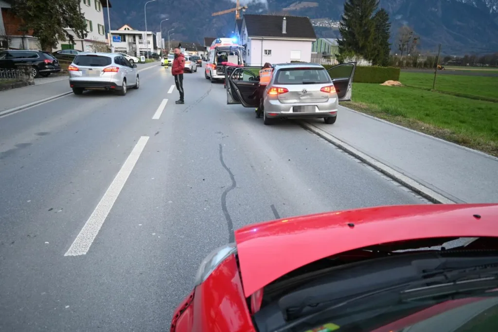 Auffahrunfall in Gamprin-Bendern