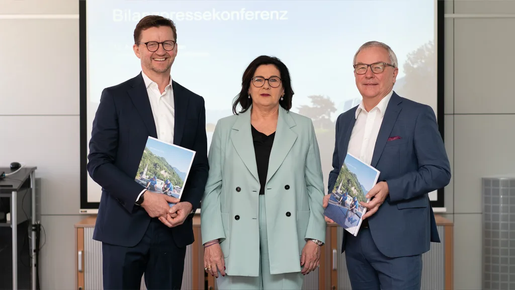 Philipp Elkuch, Doris Beck und Gerald Marxer