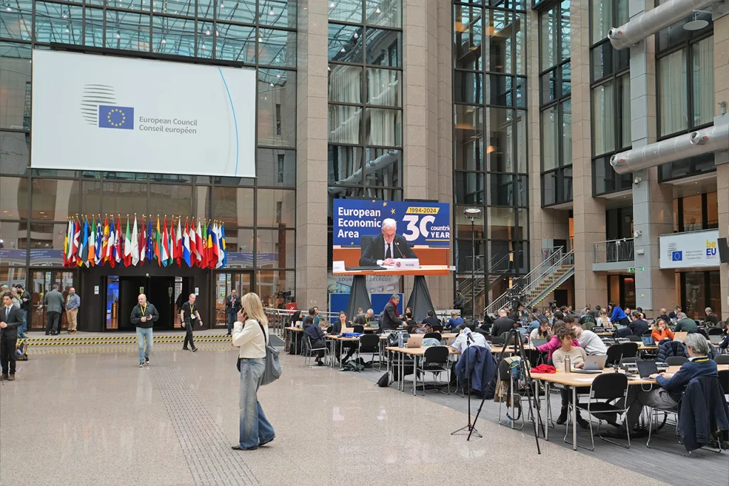 Gebäude der EU in Brüssel