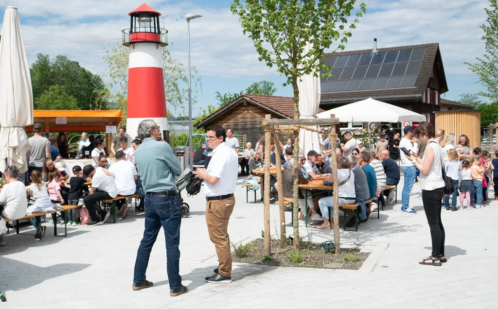 Eröffnung des Begegnungsplatzes in Ruggell | Foto: Gregor Meier
