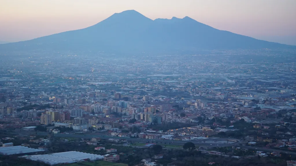 Vulkan Vesuv in Neapel