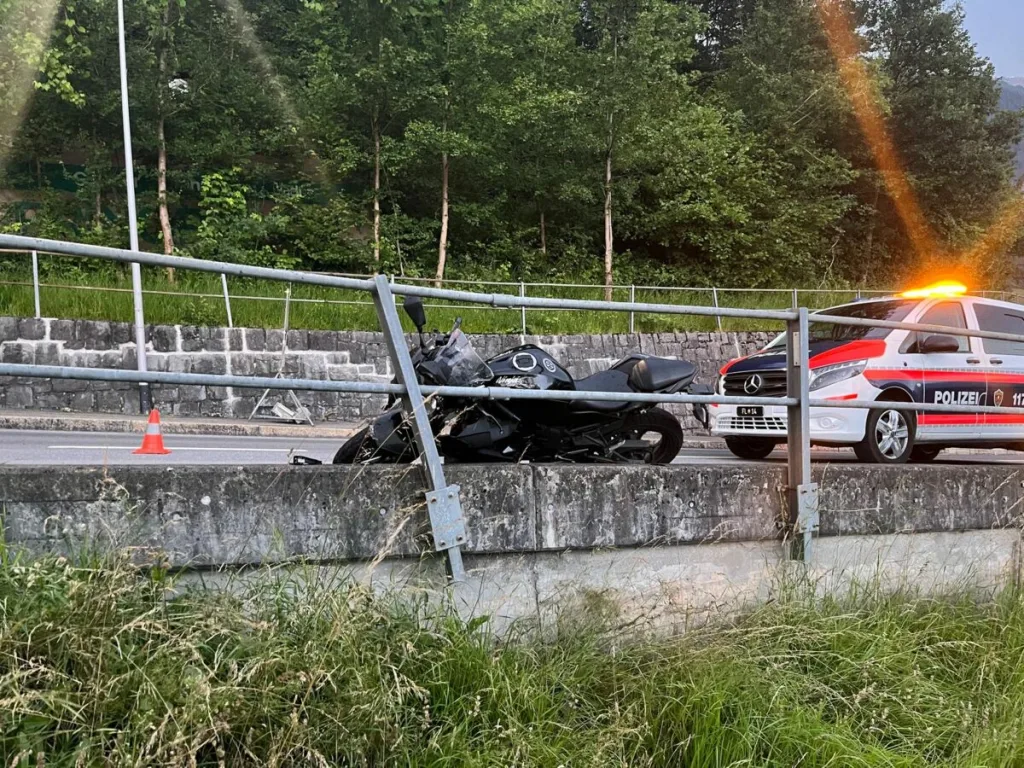 Motorradunfall in Triesen