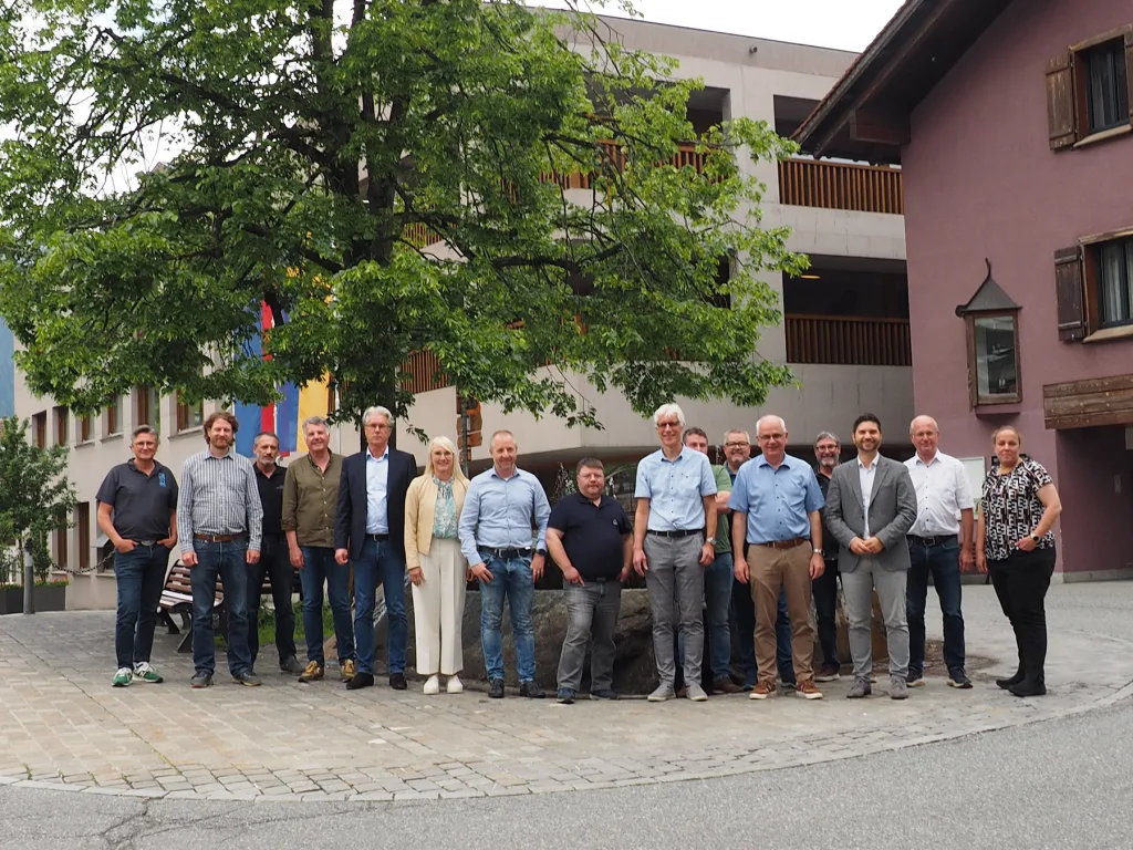 Die Delegierten der Gruppenwasserversorgung