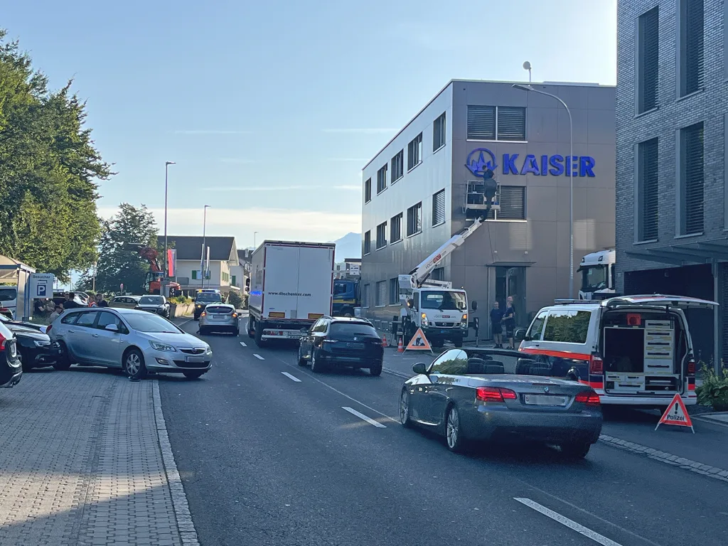 Unfall in Schaanwald