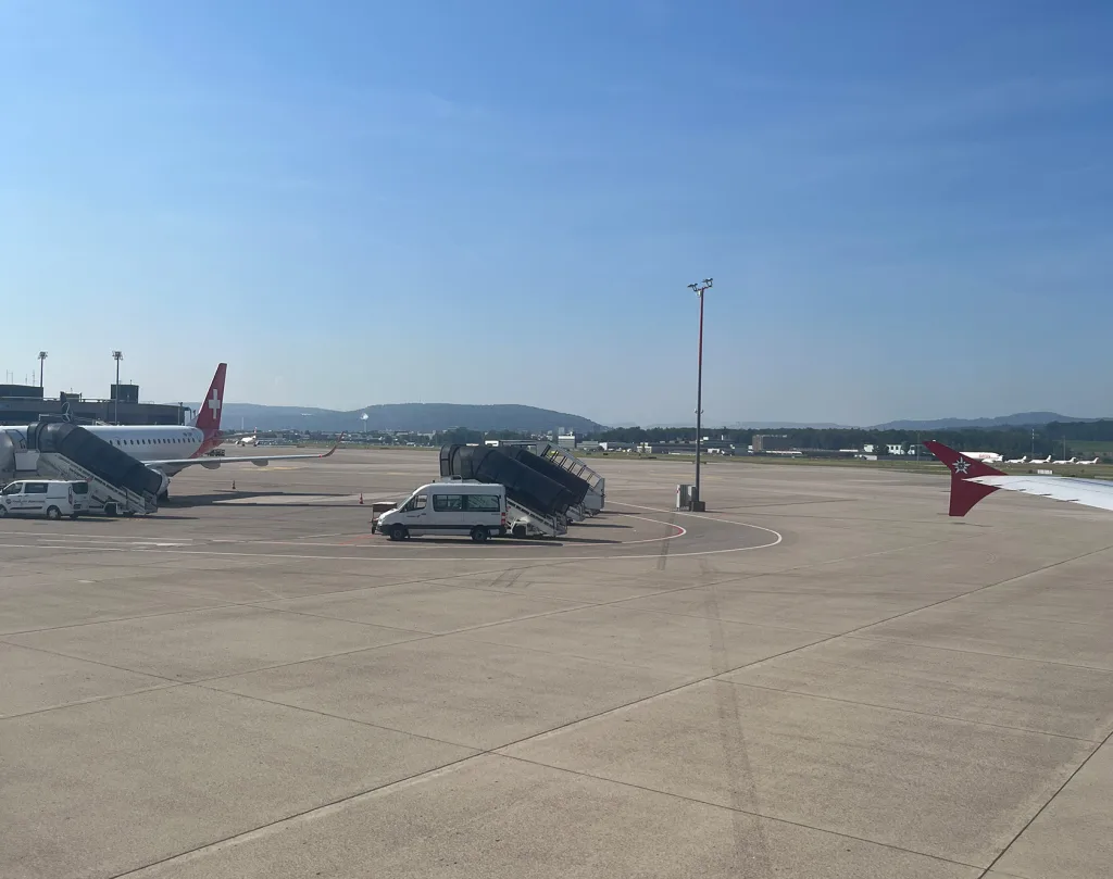 Vorfeld am Flughafen Zürich