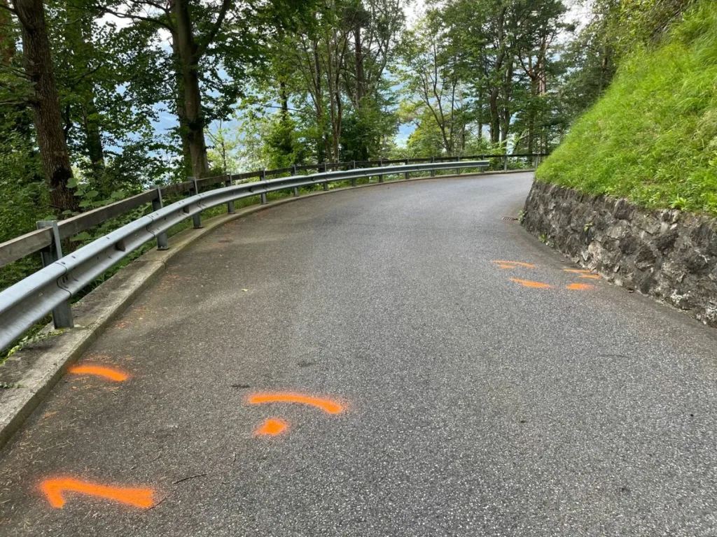 Kollision in Triesenberg